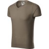 Slim Fit V-neck 146 Tričko pánské (Barva bílá, Velikost S)