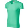 Slim Fit V-neck 146 Tričko pánské (Barva bílá, Velikost S)