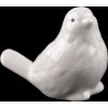 Porcelánový ptáček (Balení 1 ks, Varianta bílá)