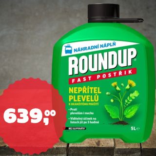 Řekni stop plevelům https://eshop.rystol.cz/herbicid/roundup-fast-bez-glyfosatu-5l-nahradni-napln/