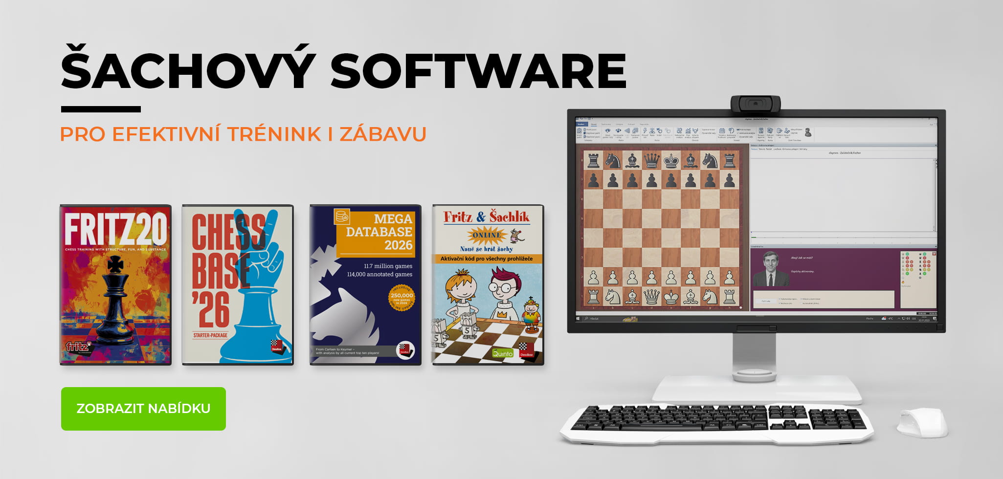 Nabídka šachového softwaru