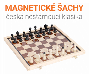 české magnetické šachy KLASIK