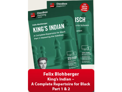 King’s Indian – A Complete Repertoire for Black Part 1 & 2, Felix Blohberger - verze ke stažení (anglicky, německy)