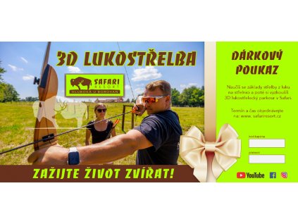 darkovy voucher lukostrelba zelená to je ona