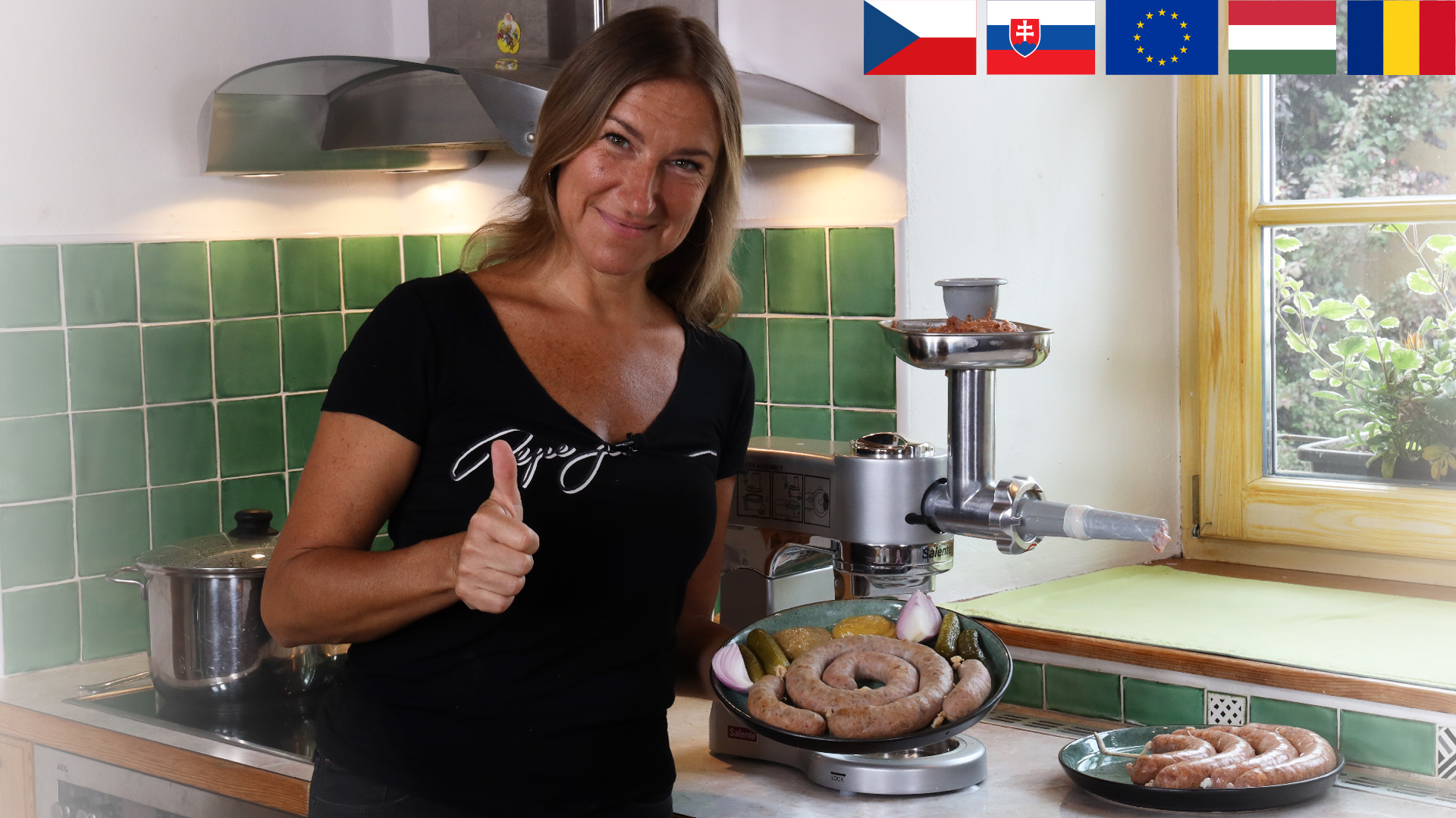 Salente Rombo - výroba domácích klobás