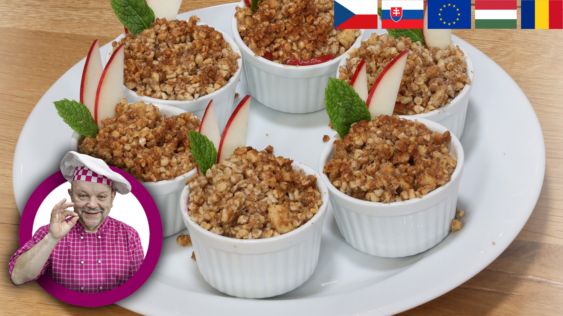 Salente Cuco II + Friteo II - Recept Petra Stupky na staročeský puding s ovocem vařený v páře
