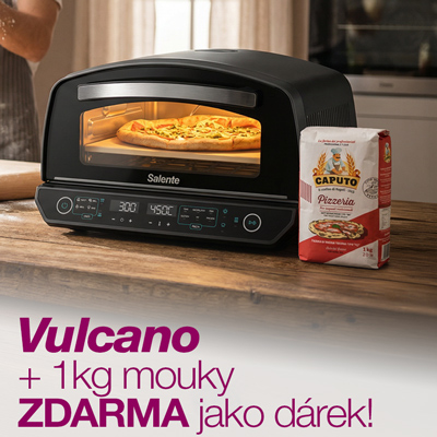 Salente Vulcano, elektrická pizza pec, 450°C