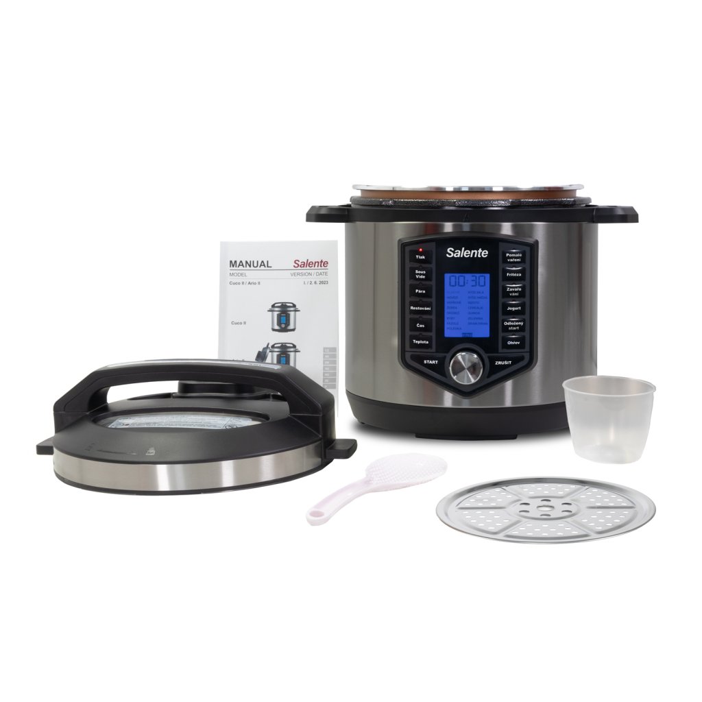 Pentola A Pressione Salente Cuco II 11 In 1 - 6 Litri, 1200W, 53 Programmi Con Funzione Sous-Vide - Foto 3