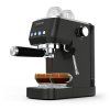 Salente Coffio, black-anthracite, příprava espressa