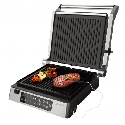 Salente FlamePro, contact grill with external temperature probe