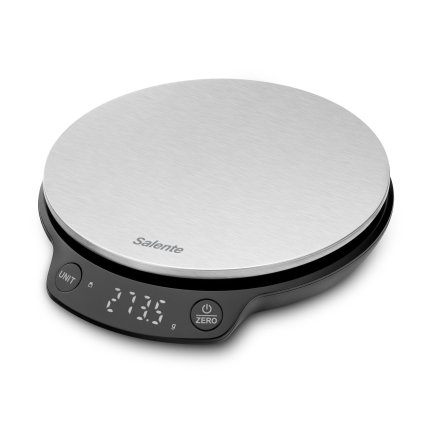 Salente Rimare, kitchen scale, 5 kg, weighing bowl, black/stainless steel