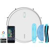 Salente G4, robotic vacuum cleaner, wet wiping, UVC light sanitization, white