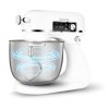 Salente DigiChef+, food processor with attached bowl and mixing visualization
