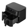 Salente DoubleAir, dual hot air fryer, view of the front of the fryer with drawers pulled out