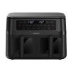 Salente DoubleAir, dual hot air fryer, front view of the fryer