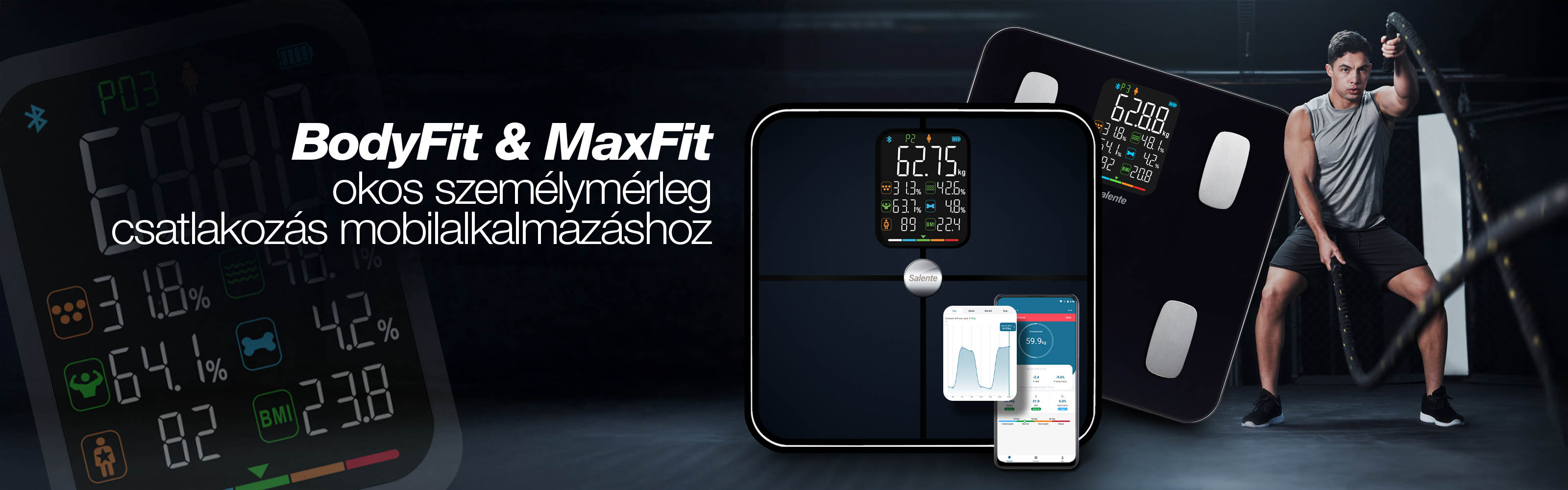 Salente BodyFit a MaxFit, Személyi mérlegek