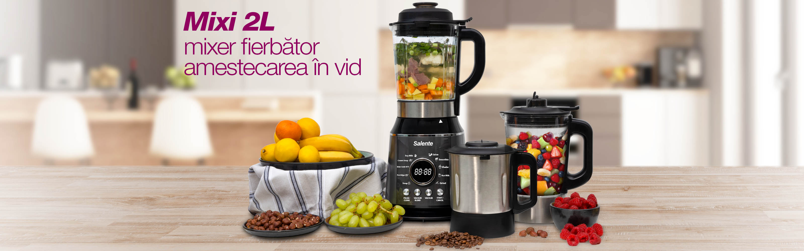 Salente Mixi 2L, mixer fierbător