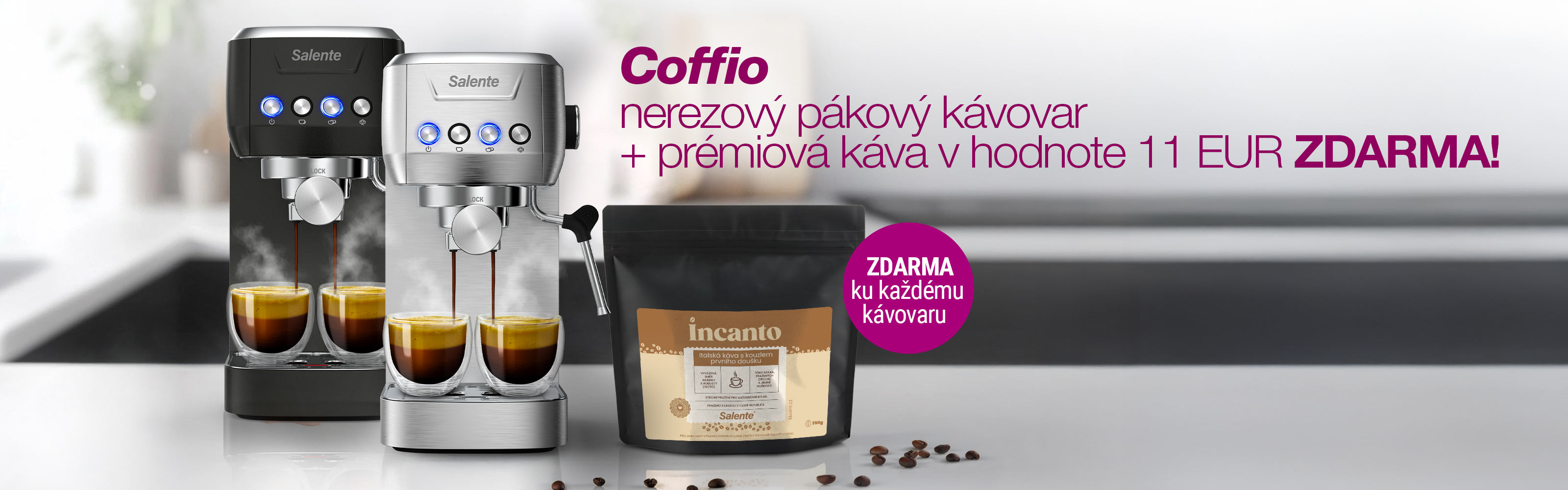 salente coffio pakovy kavovar