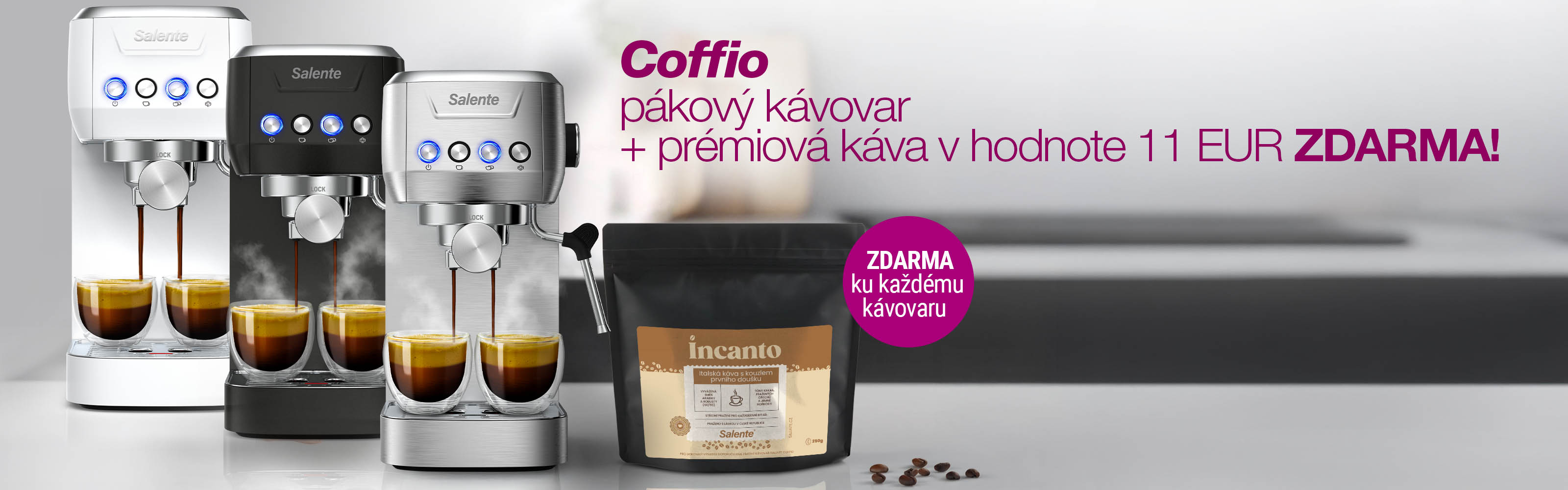 salente coffio pakovy kavovar