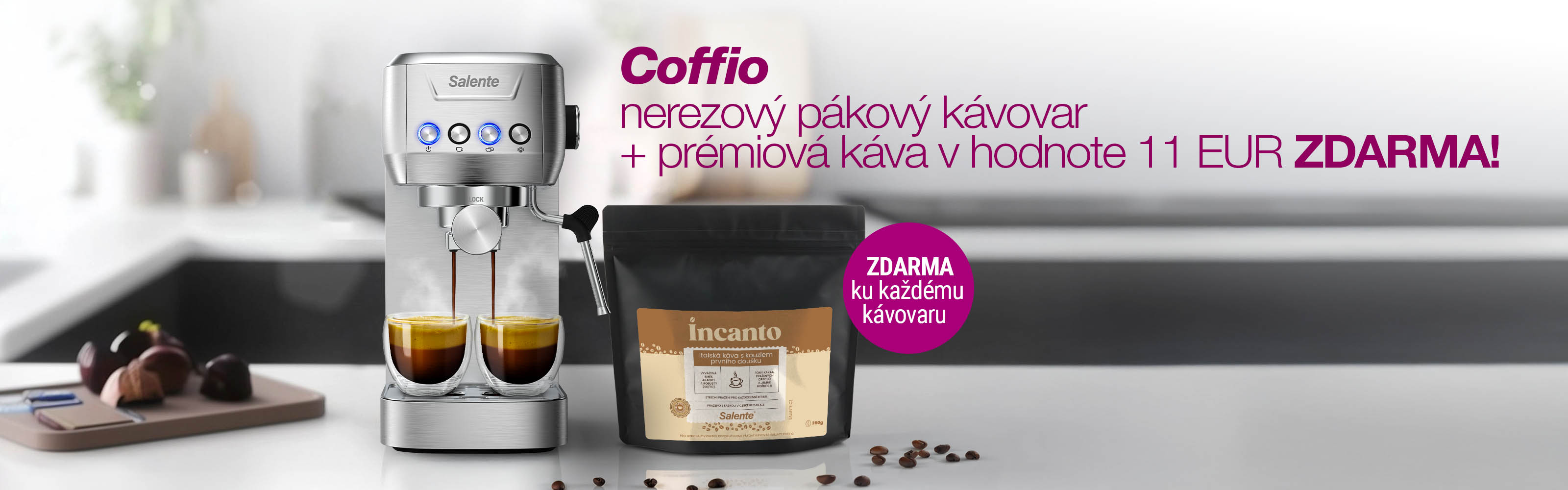 salente coffio pakovy kavovar