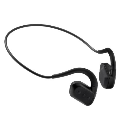 EVOLVEO BonePro, bezdrôtové slúchadlá na lícne kosti, MP3 32GB, IP68, čierna