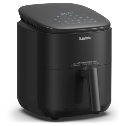 Salente AirFit, teplovzdušná fritéza, čierna