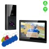 EVOLVEO DoorPhone AHD10, Súprava domáceho videotelefónu WiFi s ovládaním dverí a RFID, čierny 10“ monitor, 32 GB