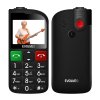 EVOLVEO EasyPhone FL, mobilný telefón pre seniorov s nabíjacím stojanom, čierny