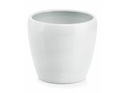 Keramický kvetináč Barcelona Simple, biely, 18 cm