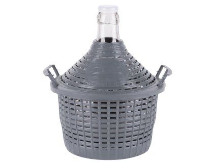 Sklenený demižón Cada Inco s plastovým krytom, 5 l