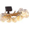 Solárna reťaz Solar Bulb so žiarovkami, 10 LED, 3,8 m