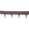 Palisáda Rattan, tmavohnedá, 3 ks, spolu 2,4 m