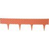 Palisáda Rattan, terakotová, 3 ks, spolu 2,4 m
