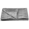 Zakrývacia plachta Medium s okami, 100 g/m², strieborná, 4x4 m