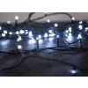 Vianočná reťaz Serpens, 100 LED, studená biela, 10 m, IP44