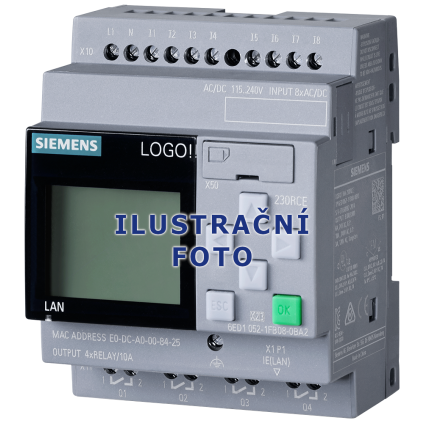plc ridici modul 6ed1052 1fb08 0ba3 siemens logo 230rce