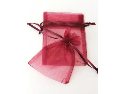 3 3940 Original Burgundy Organza Bag 2f10ac