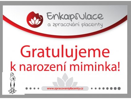 letáček gratulace
