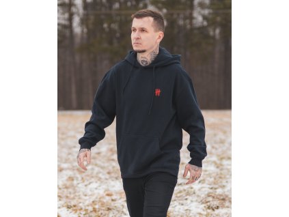 MIKINA UNISEX SAVES HELP - Oversized - Grey/blue - SHHOS005