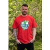 T-SHIRT UNISEX SAVES HELP - FOOTBALL - Classic logo - Red - SHFT003