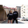 MIKINA BEZ KAPUCE UNISEX SAVES HELP - 5yrs - Black - SHPM023