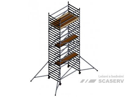 UTS CLIMA 1450 x 2500 x 8,2m pracovní výška