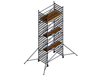 UTS CLIMA 2,5 x 1,45 x 8,2 m pracovní výška