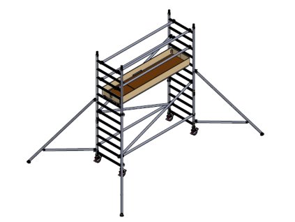 UTS CLIMA 850 x 2500 x 4,2 m pracovní výška