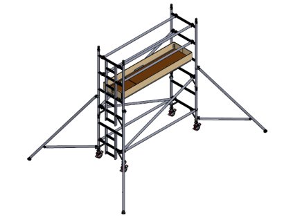 UTS KLASIK 2,5 x 0,85 x 4,2 m pracovní výška