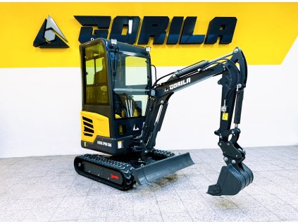 90 11 pasovy minibagr gorila g18se i pro cab