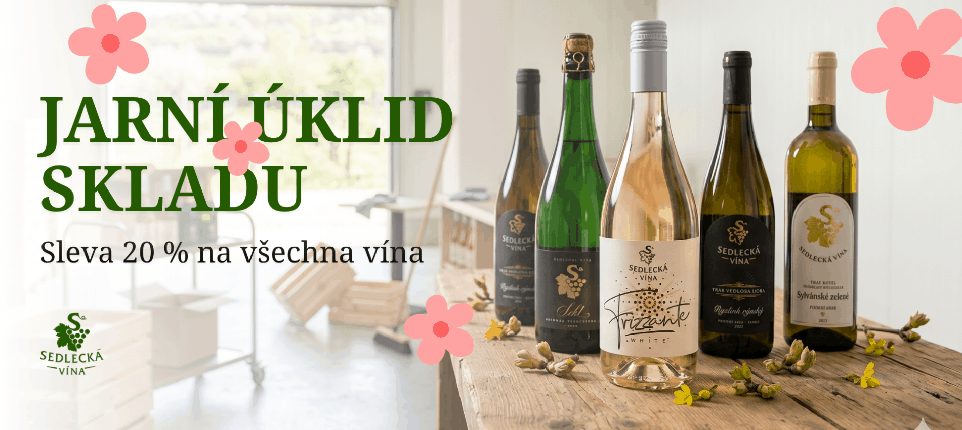 Sleva 20% - jarní úklid