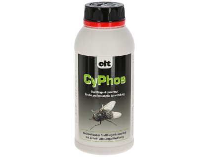 Cit Stable Fly Concentrate CyPhos – Koncentrát proti muchám a ovadom s okamžitým účinkom 500 ml