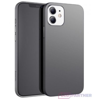 hoco apple iphone 12 mini pouzdro thin series transparentni cerna