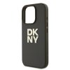 dkny pu leather stack logo wrist strap zadni kryt pro iphone 16 pro max green 1 big ies13321042